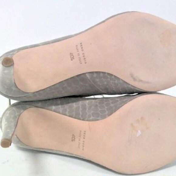 Chelsea Paris for Shopbop Lace-Up Grey Velvet Sabrine Booties Womens Size 9.5 - Picture 7 of 8